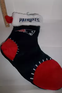 New England Patriots NFL Stocking team CHRISTMAS 18" House Tree Decoration NFL - Picture 1 of 4