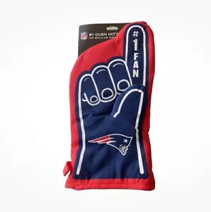 NFL ENGLAND PATRIOTS Football PARTY OVEN GRILL MITT ONE SIZE # 1 FAN DAD GIFT - Picture 1 of 5