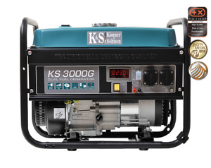 Gas- und Benzin Stromaggregat Stromerzeuger 3.000 Watt Dual Fuel KS3000G