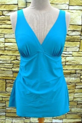 Türkiser Damen Badeanzug / Badekleid in Röckchenform / mit Röckchen - Türkis - Bild 1 von 4