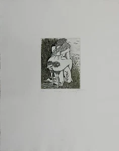 Peter Croy / Radierung /handsigniert/von 1975 /300 Exemplare / 3 - Bild 1 von 1