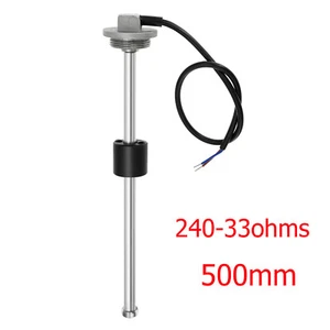 500mm Marine Boat Fuel Level Sending Unit 240-33 ohms Oil Tank Level Sensor - Imagen 1 de 11