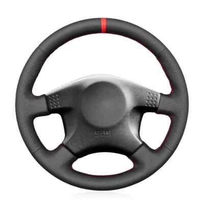 Faux Leather Steering Wheel Cover Braids For Nissan 200 SX 1998 1999 2001 - Imagem 1 de 4