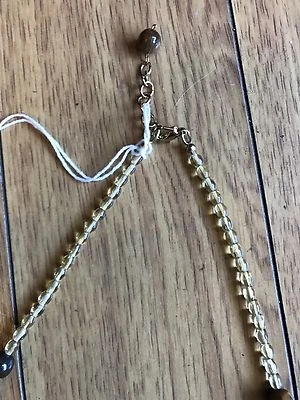 Moda Madreperla Cuentas Cuerno Colgante Collar Hecho a Mano Foto 1 de 4