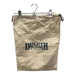 Duluth Bag Company Cotton Canvas Drawstring Laundry Travel Tote 16x21 - Picture 1 of 4
