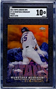 SGC 10 2023 Topps Cromo NPB Titanes Oro/50 Munetaka Murakami - Imagen 1 de 2
