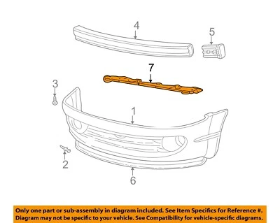 CHRYSLER OEM 98-04 300M Front Bumper Bumper Components-Air Duct 4805168AB Foto 1 de 2