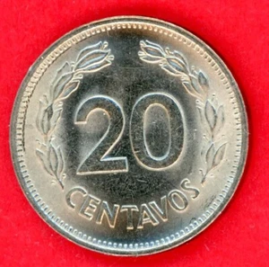 ECUADOR 20 CENTAVOS 1975 KM # 77.2a AU-UNC. - Picture 1 of 2