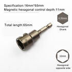 Hex Socket Sleeve Drill Bits Adapter Electric Nut Driver Shank Magnetic 6mm~23mm