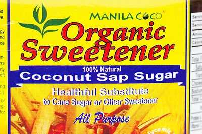 Organic COCONUT SAP SUGAR Manila Coco NOT Cane Sugar/Stevia NOT Agave/HFCS 500gm - Image 1 of 3