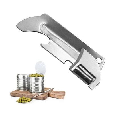 2pcs Can Opener Traveling Camping Picnic Can Cutter Beer Opener Multifunction - Image 1 of 4