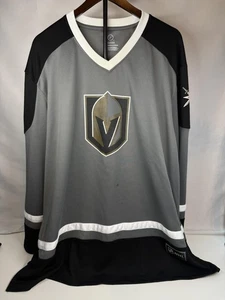 Vegas Golden Knights Hockey Trikot Herren 2XL grau schwarz NHL Hockey Pullover V-Ausschnitt - Bild 1 von 10