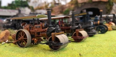 * 1/76 OO * Oxford * Fowler Steam Road Roller Lord Jellicoe Dorset Fair * BOXED - image 1 of 4