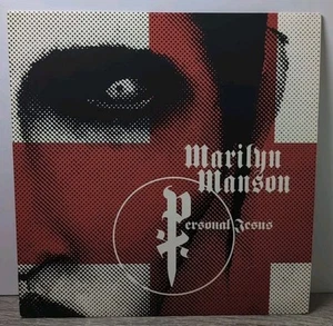 MARILYN MANSON PERSONAL JESUS 2004 (B00003642-1)  LIMITED EDITION RED  10"  LP - Picture 1 of 10