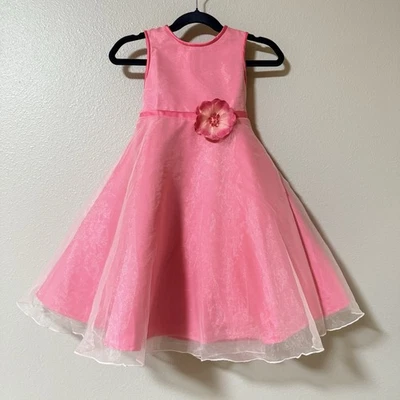 Vestido de Fiesta Jane Copeland Niñas Talla 3T Rosa Formal Elegante  Foto 1 de 4