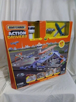 Matchbox Action Drivers Airport Adventure With ‘16 Camaro & Private Jet - NEW - Image 1 of 4