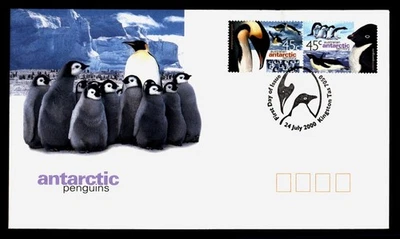 DR WHO 2000 AUSTRALIAN ANTARCTIC TERRITORY FDC PENGUIN CACHET PAIR R16388 - Image 1 of 2