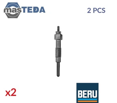 GV688 ENGINE GLOW PLUGS BERU 2PCS NEW OE REPLACEMENT - Image 1 of 4