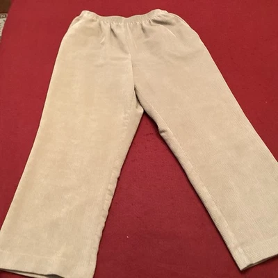 Alfred Dunner Women’s Tan Corduroy Comfort Fit Pants Size 14 - Image 1 of 4