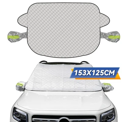 LARGE Car Truck MPV Windshield Cover Window Shield Snow Frost Sun shade  Winter - Image 1 of 4
