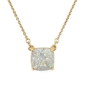 Nuevo con etiquetas Collar Colgante Cuadrado Kate Spade Cause a Sturb Oro Ópalo $42 - Imagen 1 de 4