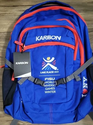 NUEVO CON ETIQUETAS Mochila de Carbono FISU Juegos Universitarios Mundiales Invierno Lake Placid 2023 NUEVA  Foto 1 de 4