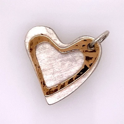 Colgante James Avery Corazón Retirado Plata Esterlina Bronce (DG7167137) Foto 1 de 4