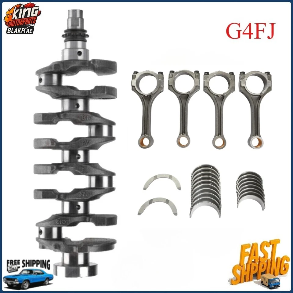 Engine Crankshaft Connecting Rod Bearing For 1.6 Hyundai 12-20 Kia Optima Sonata Foto 1 de 4