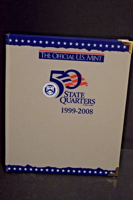 1999-2008 100-coin 50 State Quarter Complete Set -H. E. Harris Album P & D - Image 1 of 4