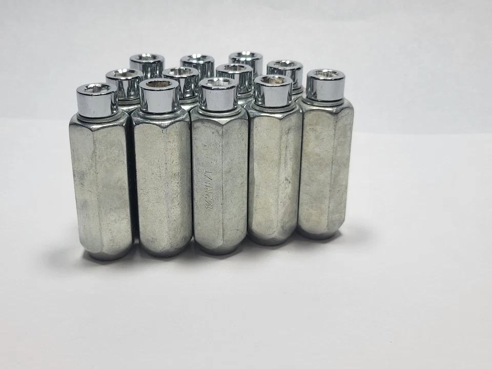 KIT DE TUERCAS GIRATORIAS CROMADAS 12 PIEZAS 1988-2024 GMC 1500 14m x 1,50 # 1909-SP Foto 1 de 1