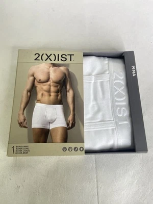 Calzoncillo boxer de algodón 2xist Pima ropa interior blanca para hombre talla XL Foto 1 de 4