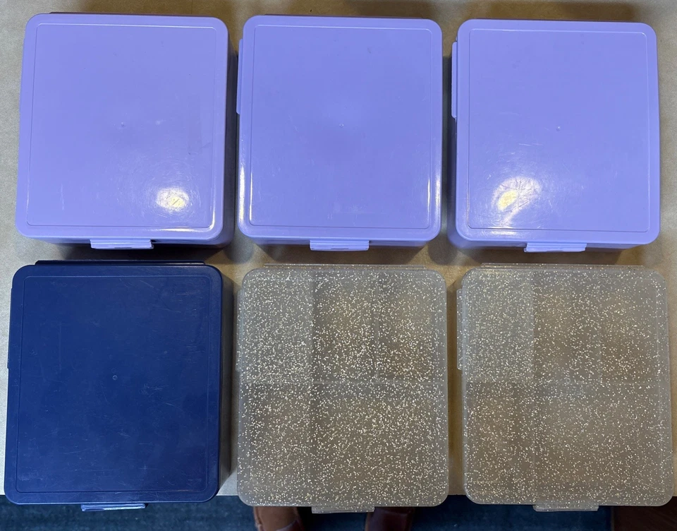 INSERTOS DE LONCHERA BENTO PARA NIÑOS GRANERO DE CERÁMICA: LAVANDA AZUL MARINO ORO BRILLO ÚNICO/LOTE Foto 1 de 4