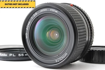 [MINT] Minolta New MD 20mm f/2.8 MF Lens Wide Angle for MC MD Mount From JAPAN - Image 1 of 4