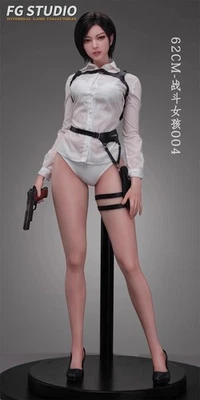 In-stock FG Studio FG004 Combat Girl Ada Wong 1/3 Full Silicone Poseable Figure - Image 1 of 3