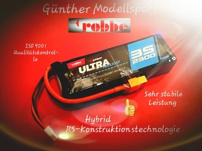Robbe RO-POWER ULTRA MAXAMP 2300MAH 11,1 VOLT 3S 35(70)C LIPO AKKU, 7362 - Bild 1 von 4