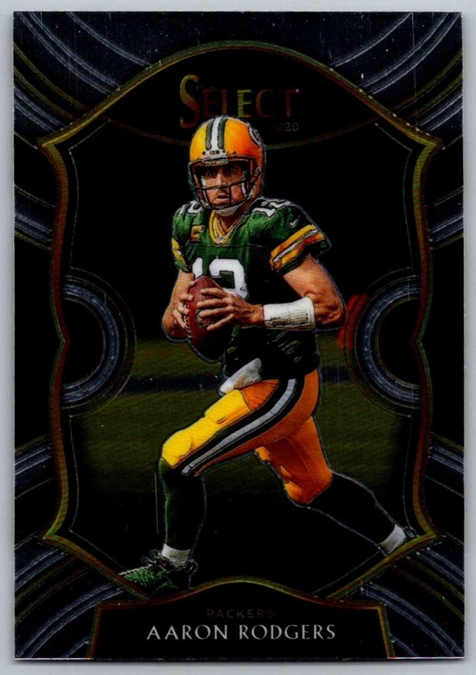 2020 Panini Select Aaron Rodgers Green Bay Packers #12 - Image 1 of 2