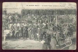Marruecos - CPA - Oujda - Le Jardín Colgante Público La Musik - Imagen 1 de 1