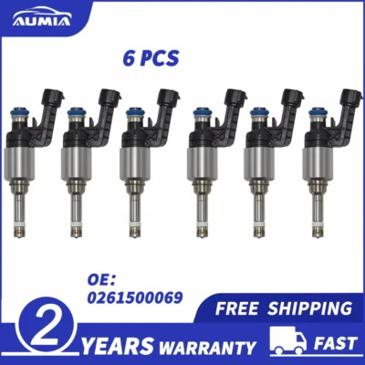 6x Fuel Injector 261500069 for Infiniti Q70 QX80 Nissan Titan Armada 16600-1LA0A Foto 1 de 4