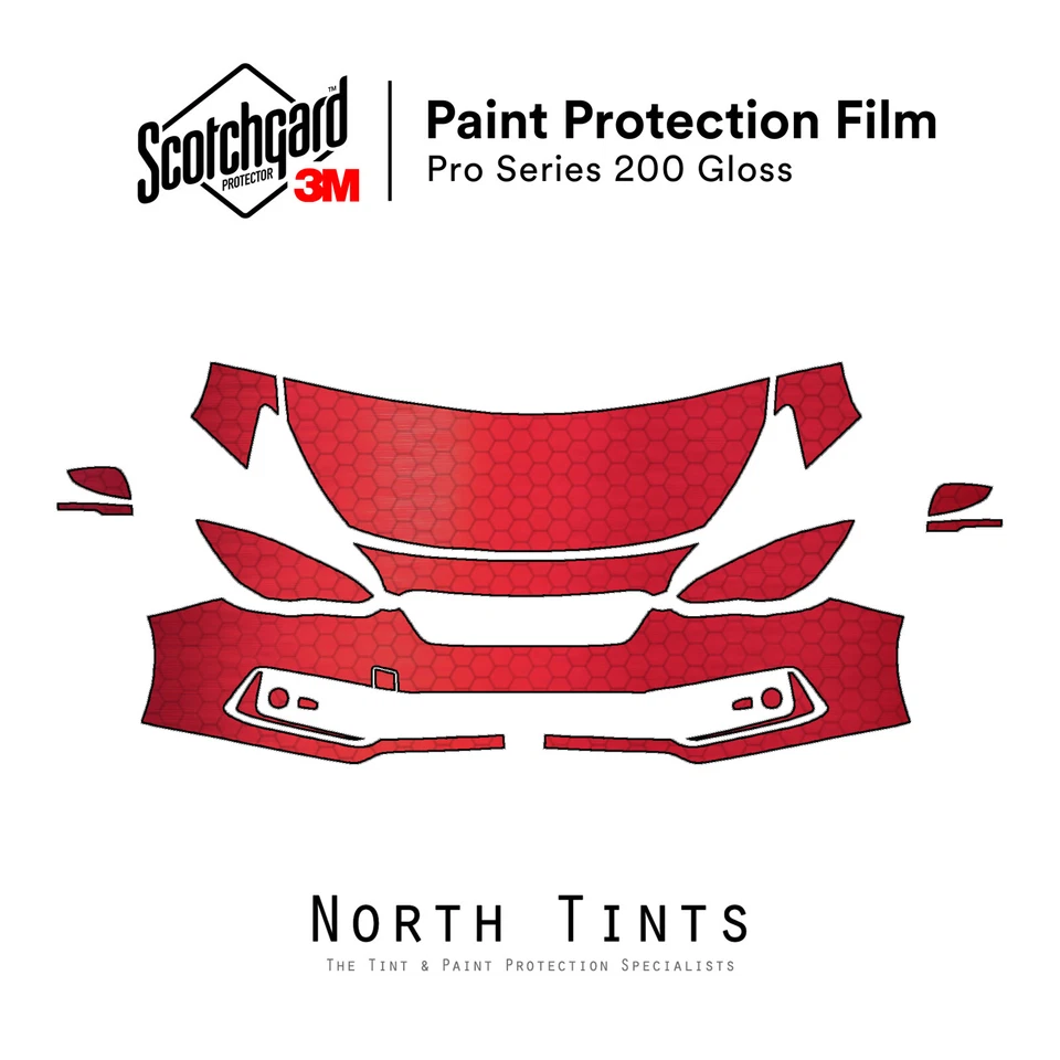 Sujetador transparente con protección de pintura precortada serie 3M PRO PPF para Subaru Impreza 2020-2023 Foto 1 de 4