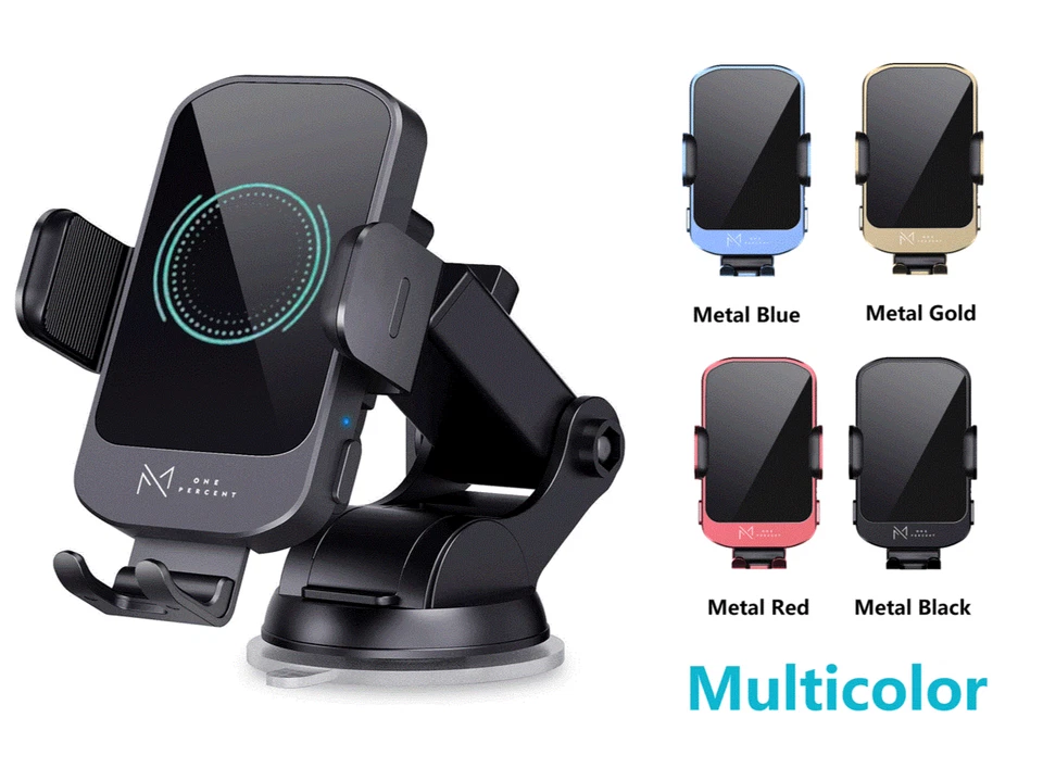 15W Wireless Charger Car Dashboar AirVent Magnetic Holder iPhone13 14 15 Pro Max - Image 1 of 4