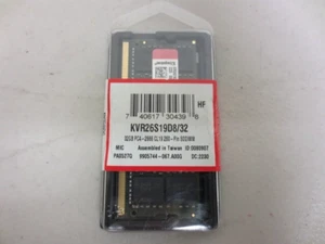 Kingston 32 GB DDR4 2666 SODIMM memoria laptop KCP426SD8/32 *NUOVO* - Foto 1 di 3