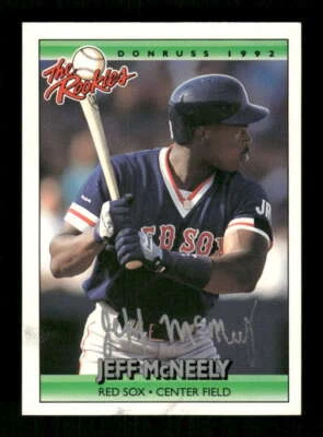1992 Donruss The Rookies 75 Jeff McNeely signed auto autograph  BXCP33 - Image 1 of 2