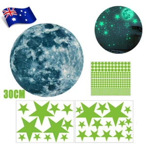 435pcs Glow In The Dark Luminous Stars And Moon Planet Space Wall Stickers Decal - Picture 1 of 12