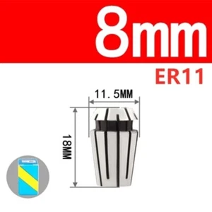 Soporte de broca de herramienta para torno de fresado mandril de resorte ER11 8 mm ER11-8 - Imagen 1 de 1