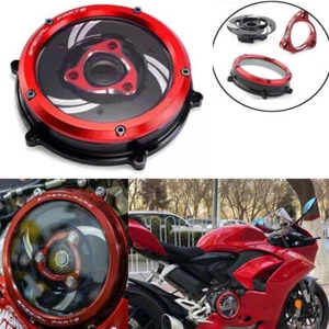 Clear Clutch Cover Spring Retainer Plate For Ducati 1199 1299 Panigale S 959 V2 - Picture 1 of 17