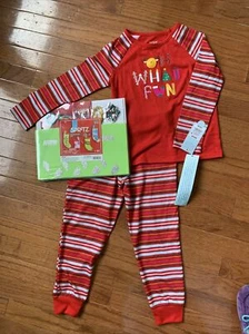 Cat & Jack Toddler Girls Oh What Fun Pajama Set Size XS 4/5; Spritz Ornament Kit - Picture 1 of 7