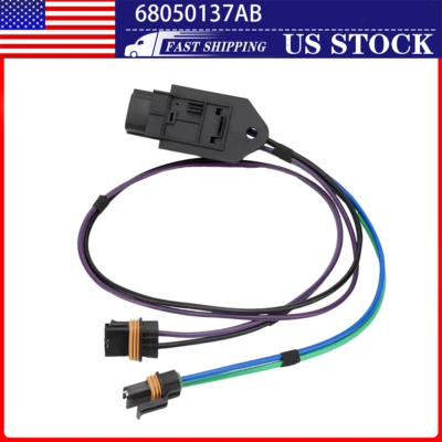 NUEVO Arnés de cableado del motor del ventilador del motor de refrigeración 68050137AB para Chrysler Dodge Foto 1 de 4