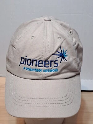 先锋志愿者网络帽可调节肩带米色电信慈善机构 — 第 1/4 张图片