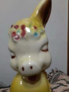 VINTAGE SMALL DONKEY PLANTER - Picture 1 of 5