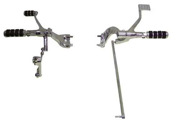 Kit de control de controles delanteros cromados para Harley Sportster 04-20 33395-04 45894 Foto 1 de 1